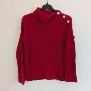 Zadig & Voltaire Alma Cashmere Sweater Size Small Red
